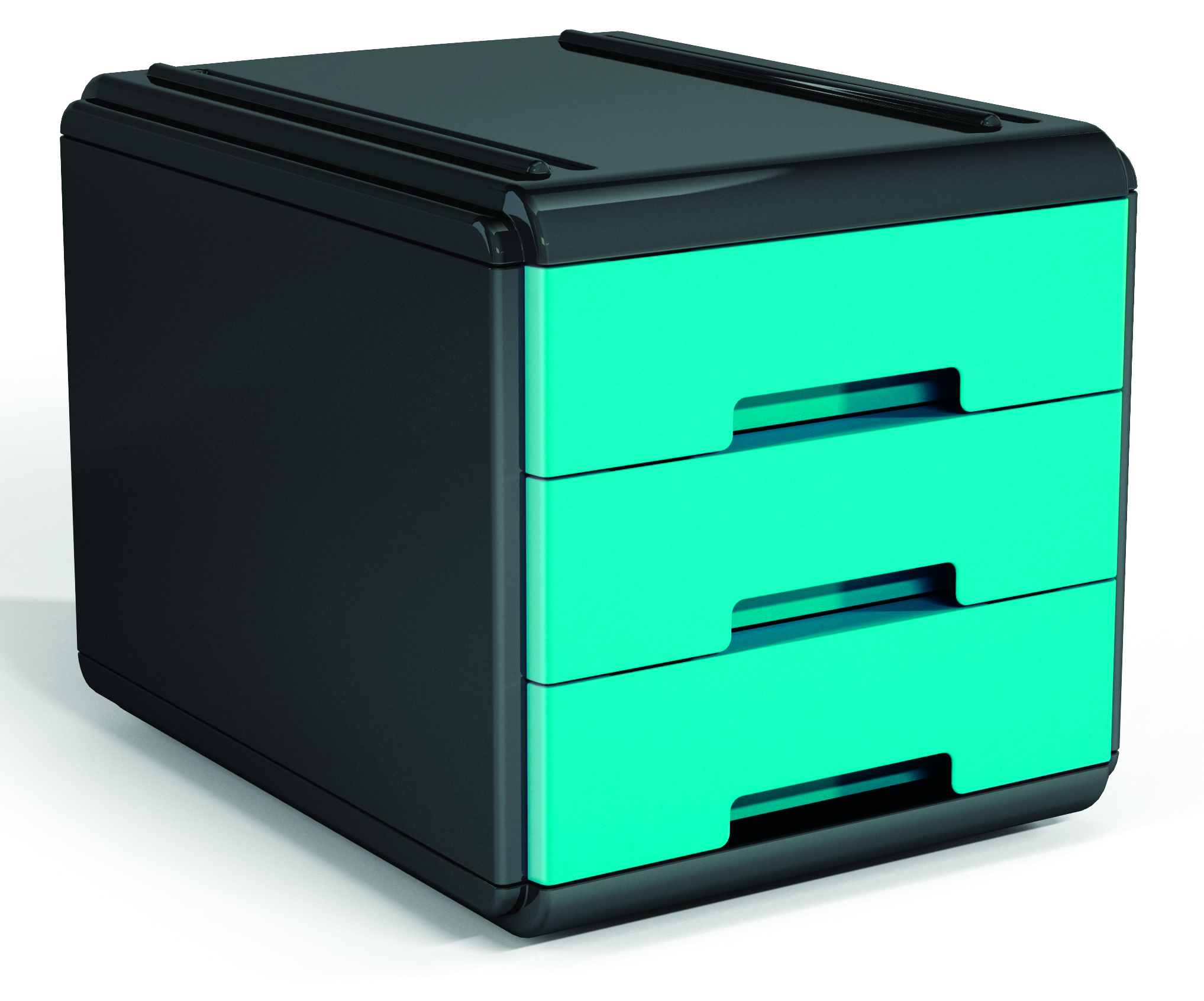 ARDA Minicassettiera MyDesk 3 Cassetti Turchese