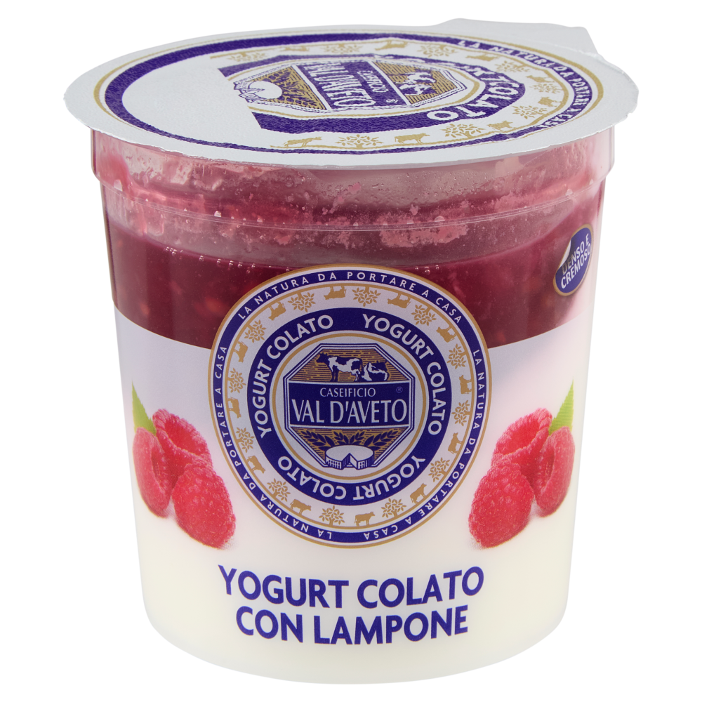 Caseificio Val d'Aveto Yogurt Colato con Lampone 150 g