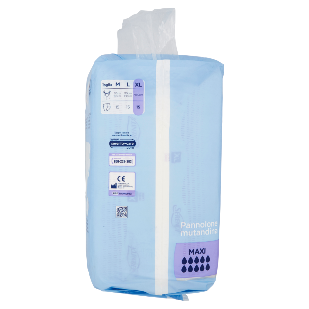 Serenity Pannolone mutandina Maxi Taglia XL 15 pz