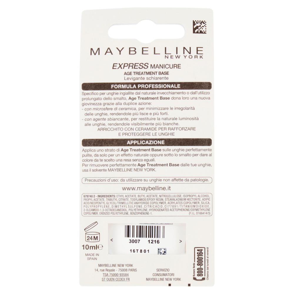 Maybelline New York Smalto Express Manicure, Effetto Lisciante Anti-invecchiamento