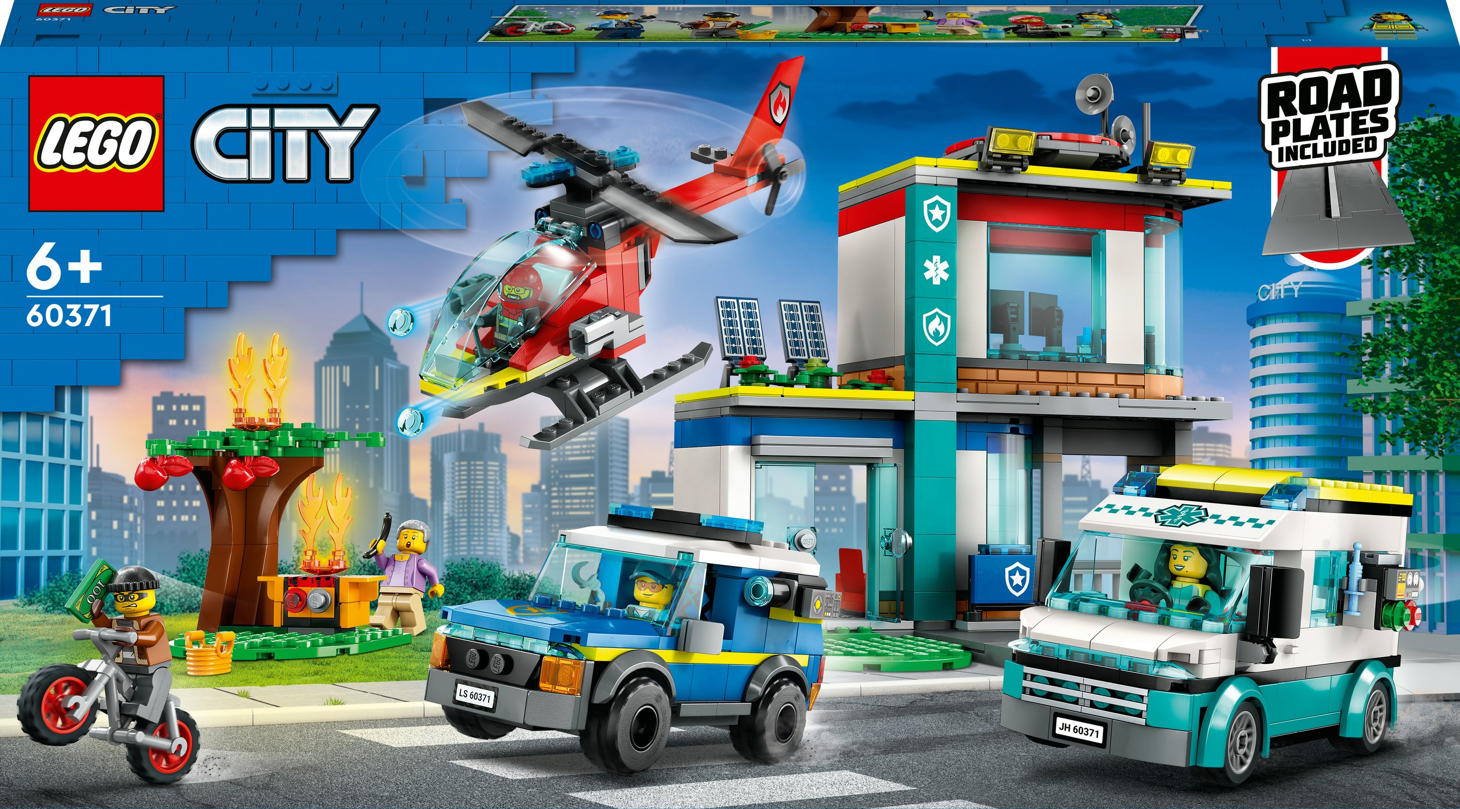 LEGO City Quartier generale veicoli d&rsquo;emergenza