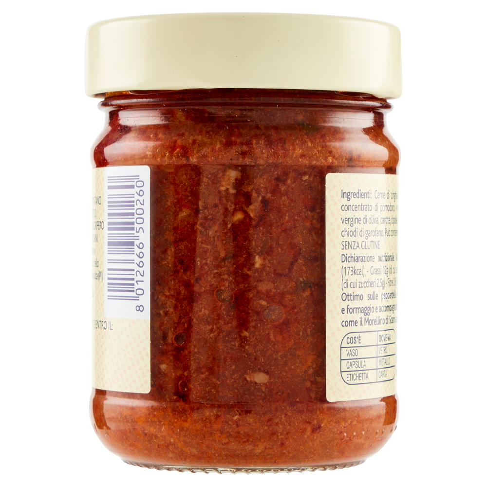 Terre d'Italia Ragù con carne di cinghiale 200 g