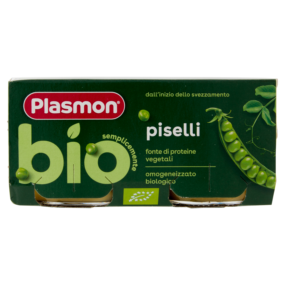 Plasmon semplicemente bio piselli 2 x 80 g