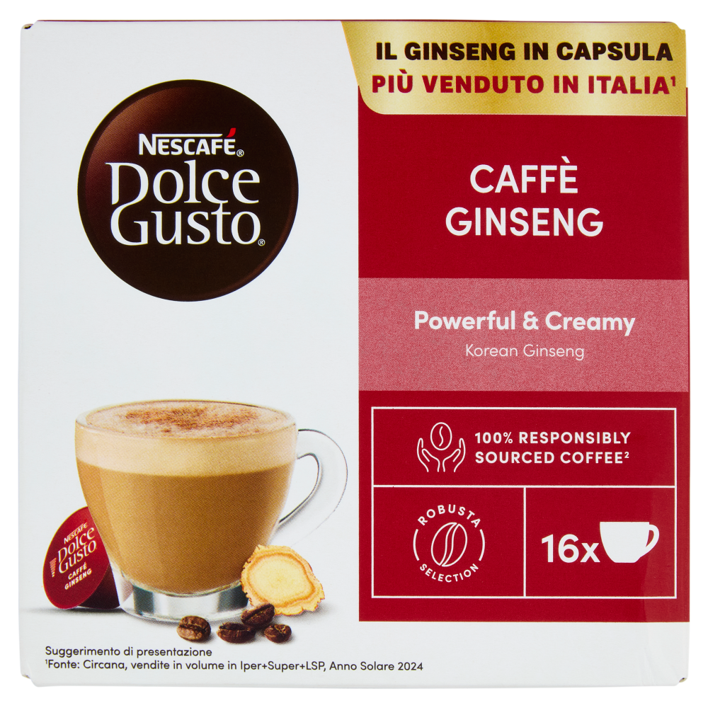 NESCAFÉ DOLCE GUSTO Caffè Ginseng 16 capsule 108,8g