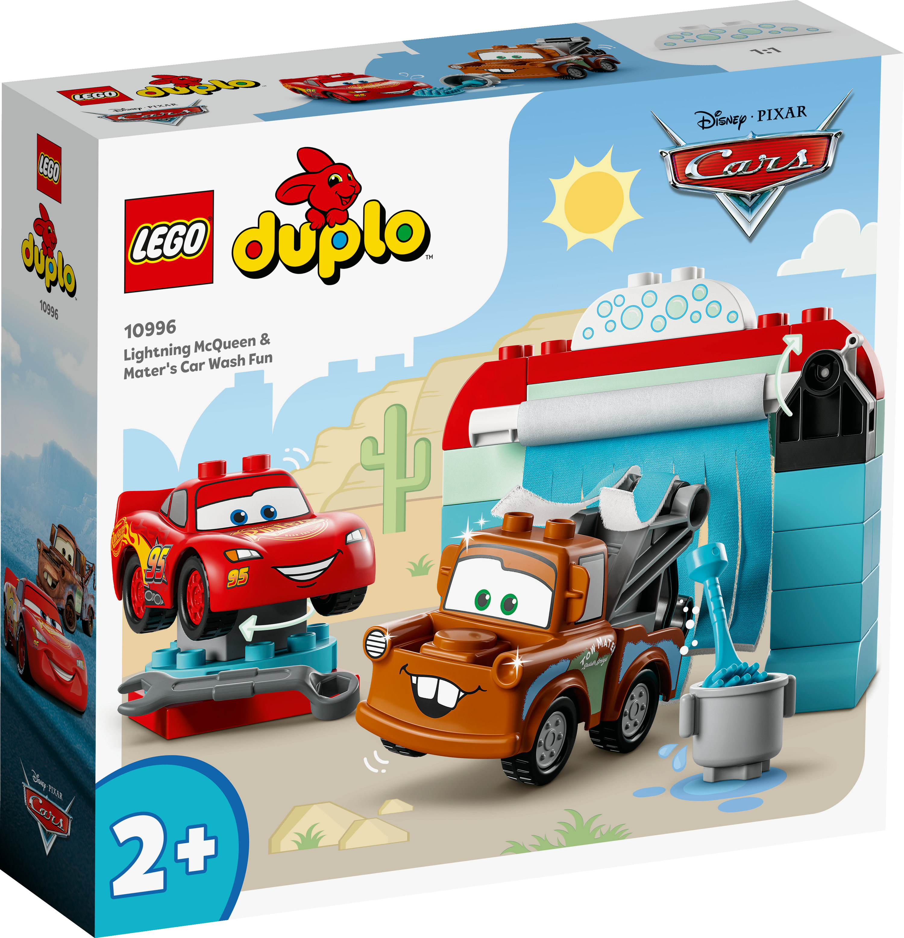 LEGO DUPLO Divertimento all’autolavaggio con Saetta McQueen e Cricchetto
