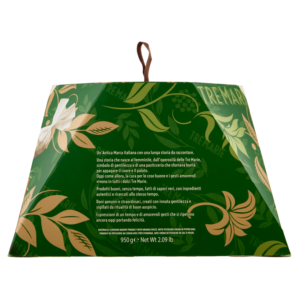 Tre Marie il Panettone con Crema al Pistacchio in Sac à Poche 950 g