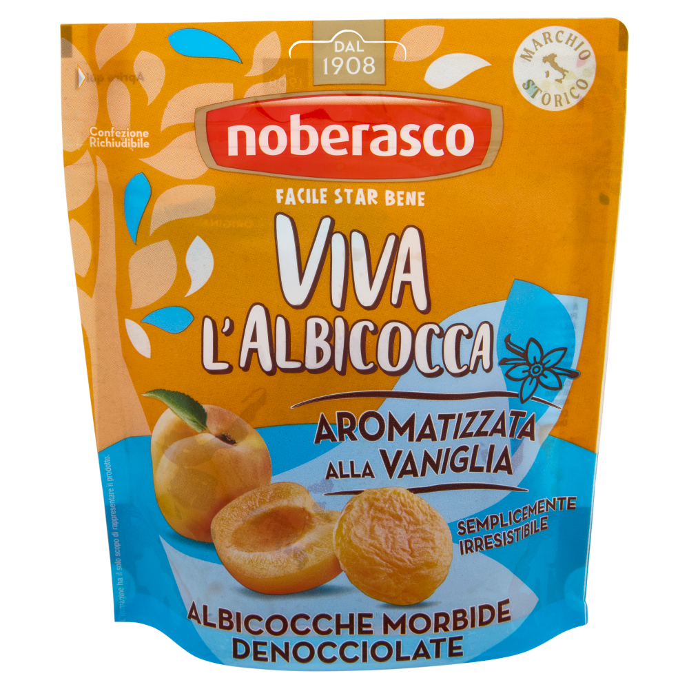 noberasco Viva l'Albicocca Aromatizzata alla Vaniglia 200 g