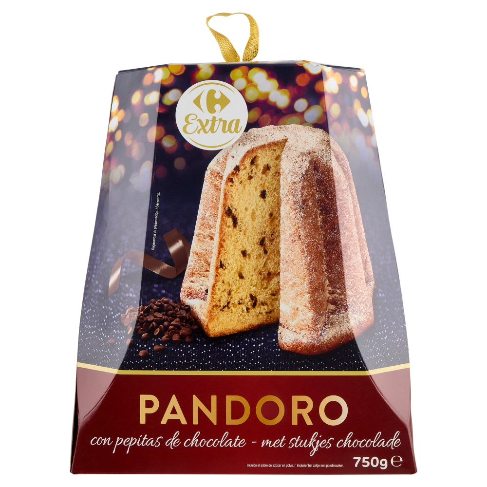 Carrefour Extra Pandoro con Gocce di Cioccolato 750 g