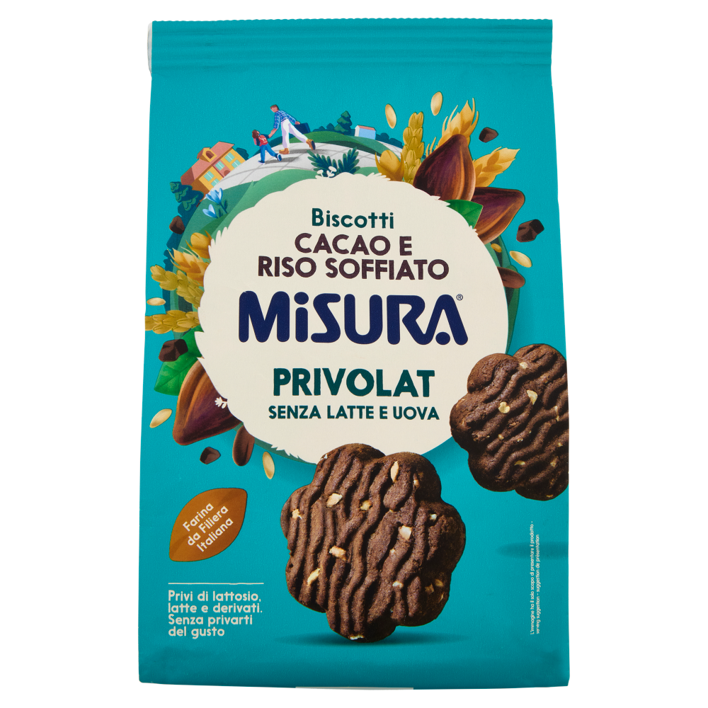 Misura Privolat Biscotti Cacao e Riso Soffiato 290 g