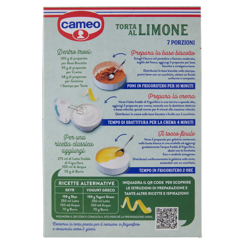 cameo le nuove Irresistibili Torta al Limone 257 g