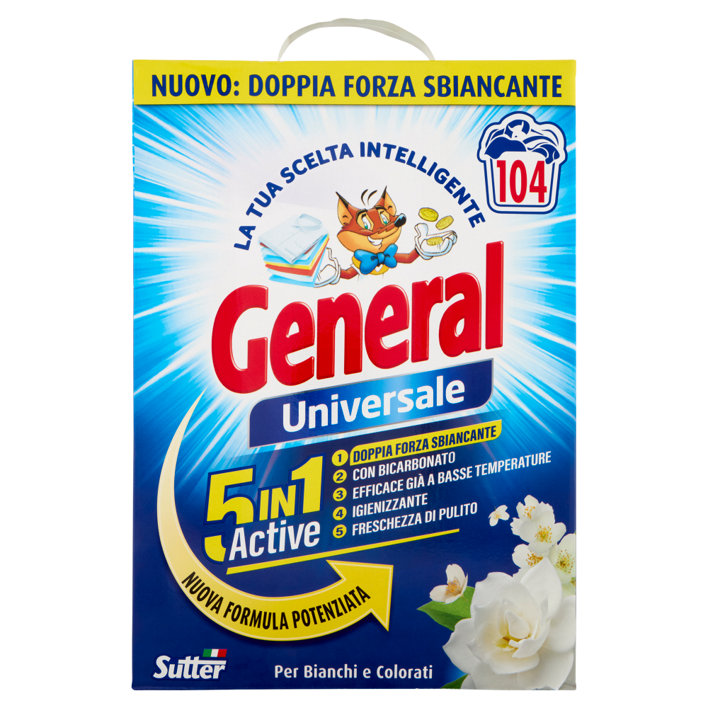 General Universale 5in1 Active per Bianchi e Colorati 4,68 kg