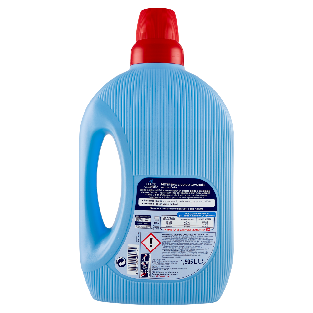 Felce Azzurra Active Color Lavatrice per capi colorati 1,595 L