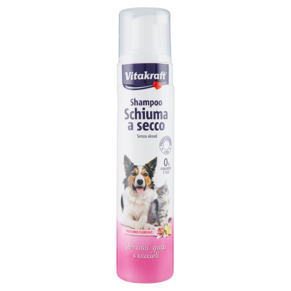 shampoo a secco per cani