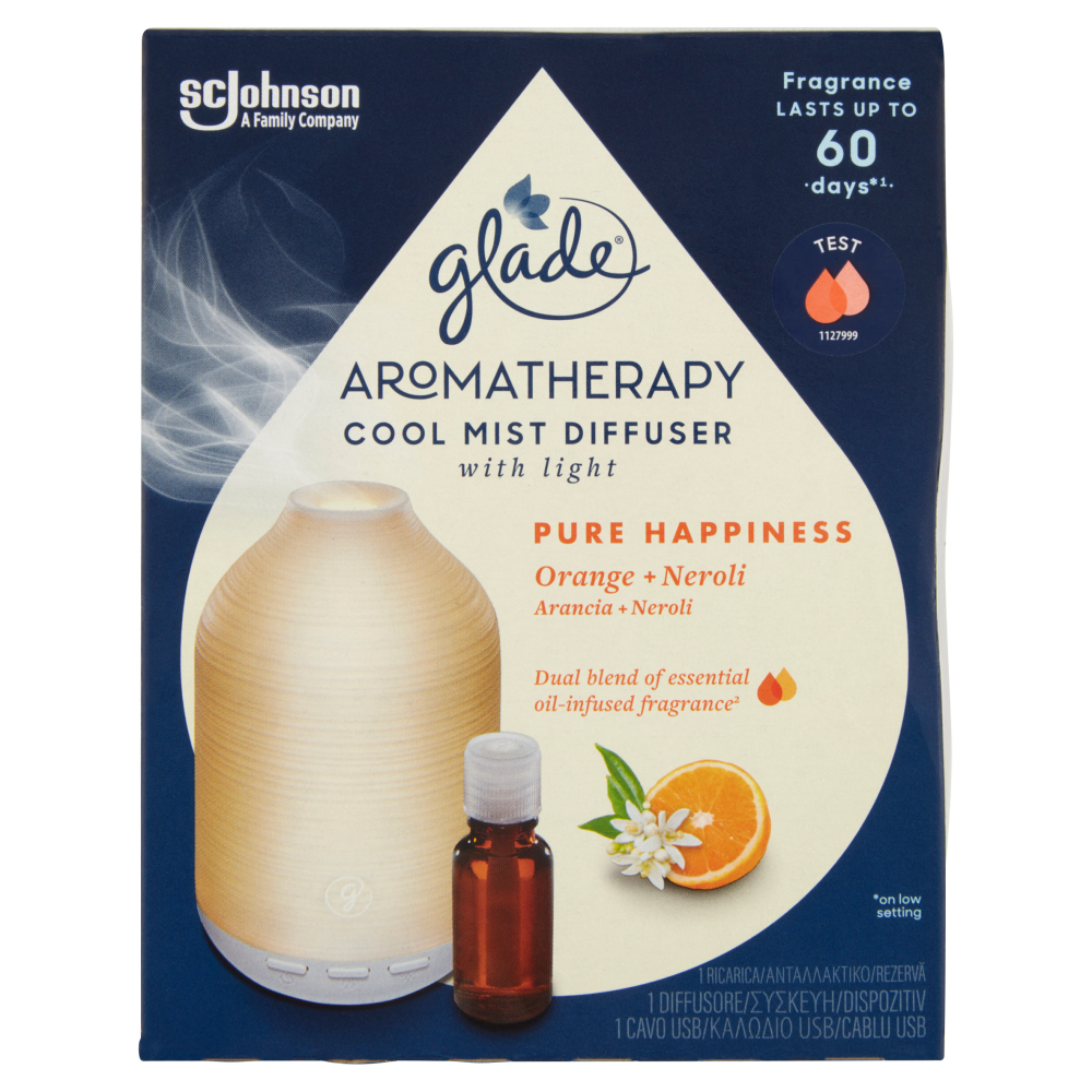 Glade® Aromatherapy Diffusore di oli essenziali Pure Happiness 17,4ml