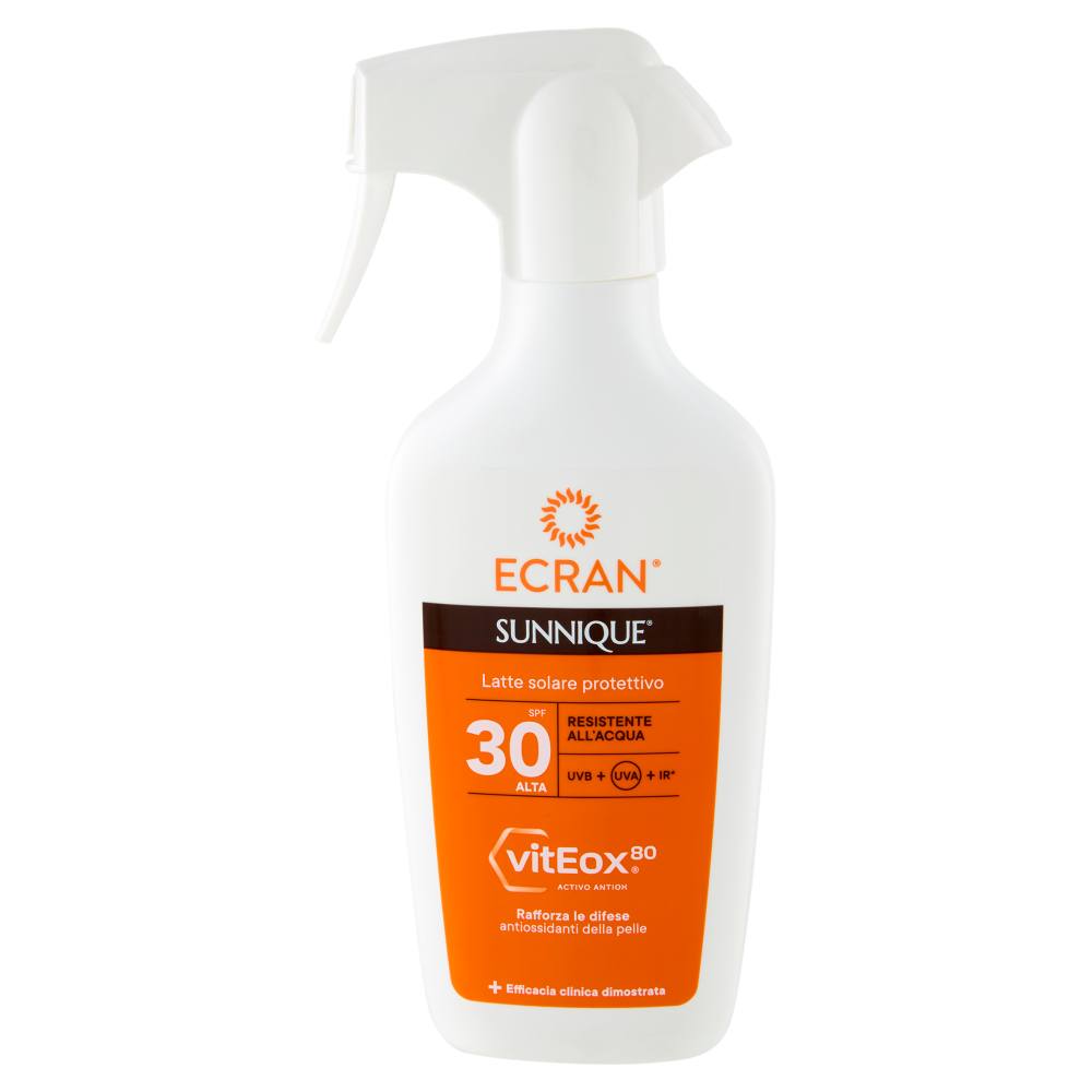 Ecran Sunnique Latte solare protettivo SPF 30 Alta 270 ml