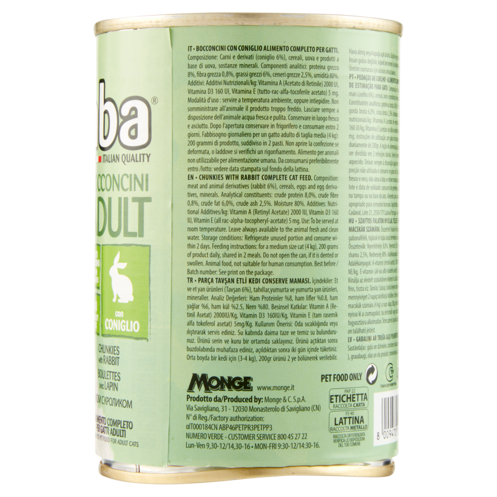 Simba Bocconcini Adult con Coniglio 415 g