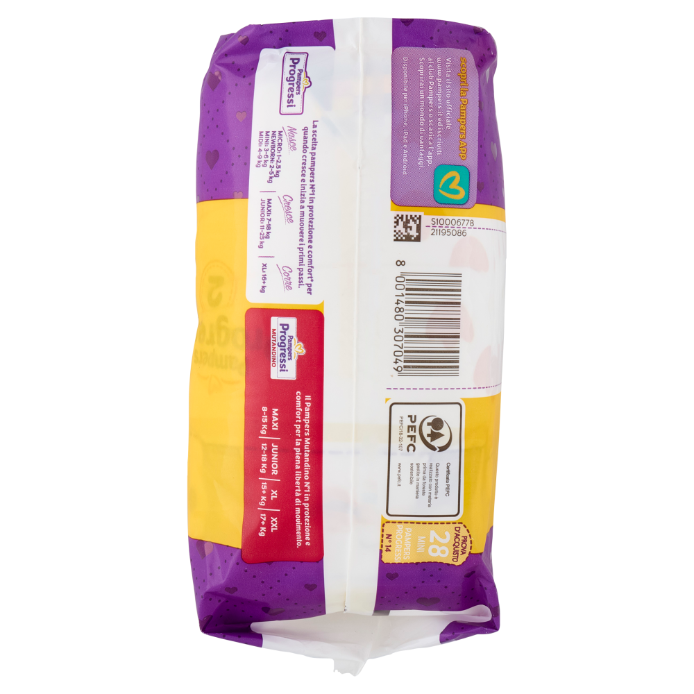 Pampers Progressi Mini 28 pz