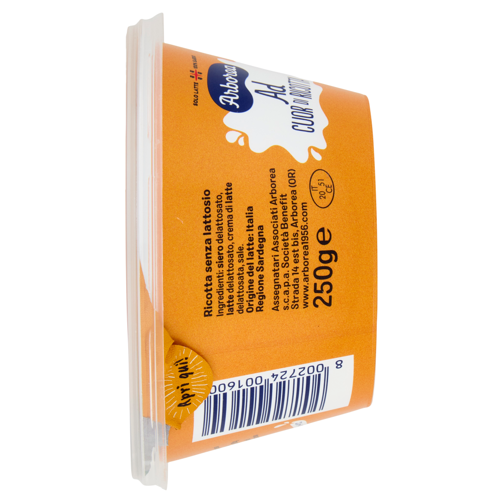 Arborea Ad Cuor di Ricotta ad Alta Digeribilit&agrave; 250 g