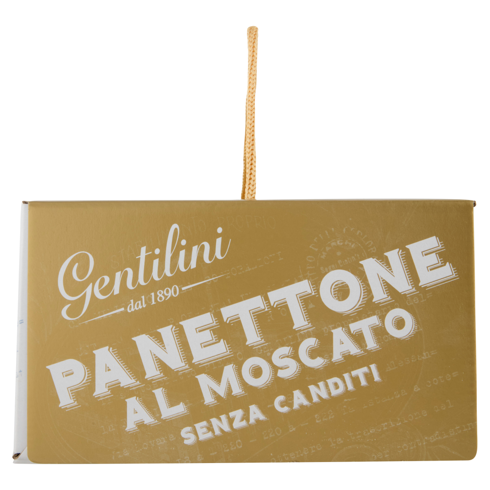 Gentilini Panettone al Moscato Senza Canditi 750 g