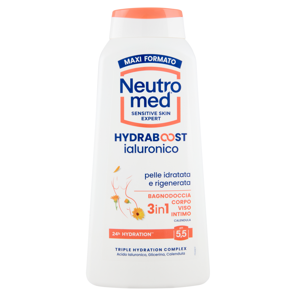 Neutromed Hydraboost ialuronico Bagnodoccia 3in1 Calendula 600 ml