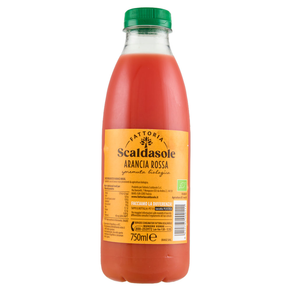 Fattoria Scaldasole Arancia Rossa spremuta biologica 750 ml