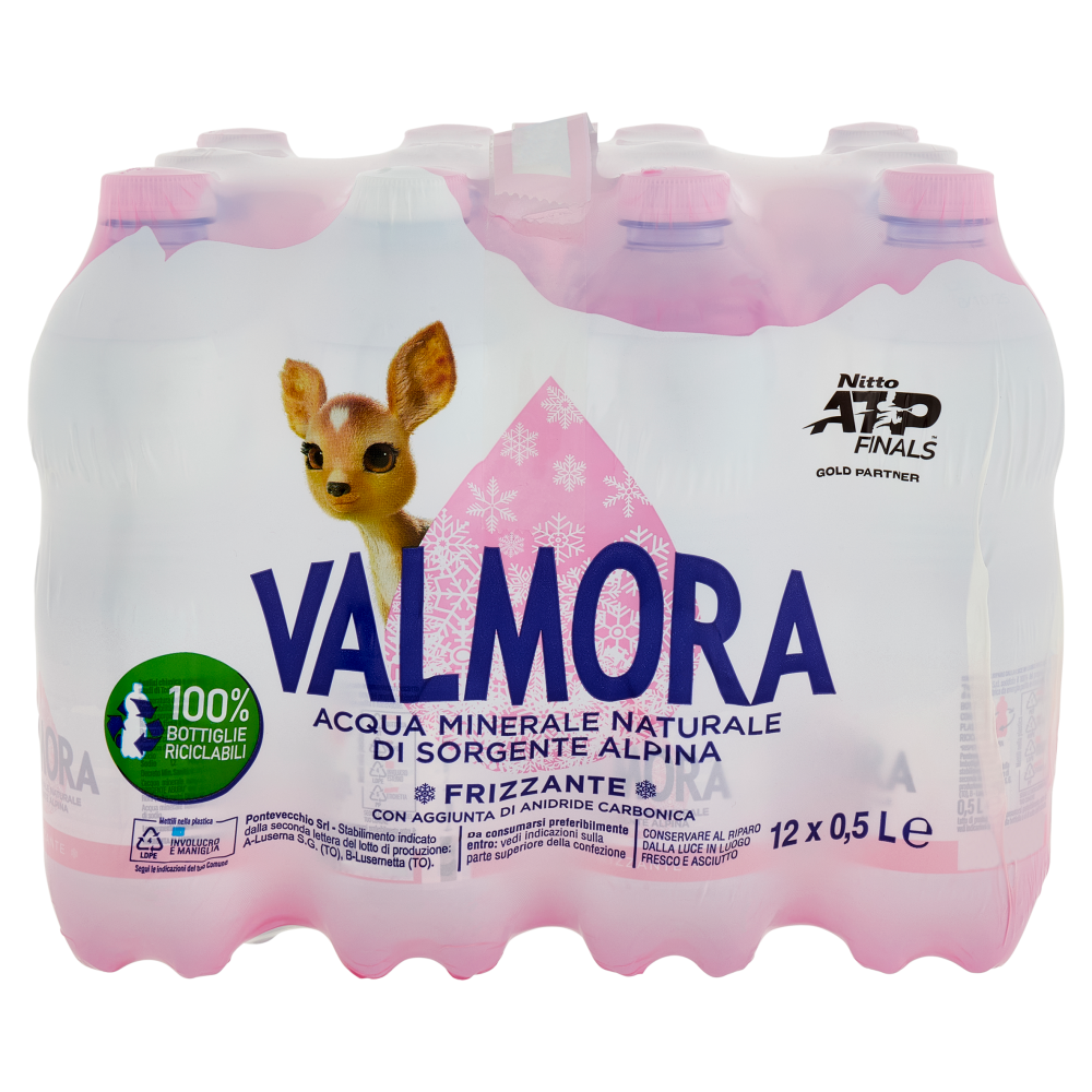 Valmora Sorgente Alpina Frizzante 12 x 0,5 L