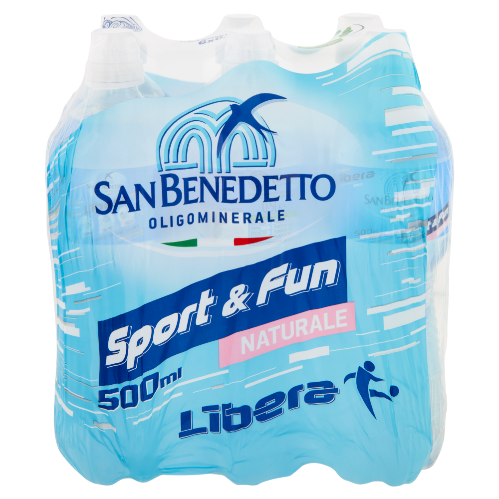 San Benedetto Libera Oligominerale Naturale Benedicta 6 x 0,5 L
