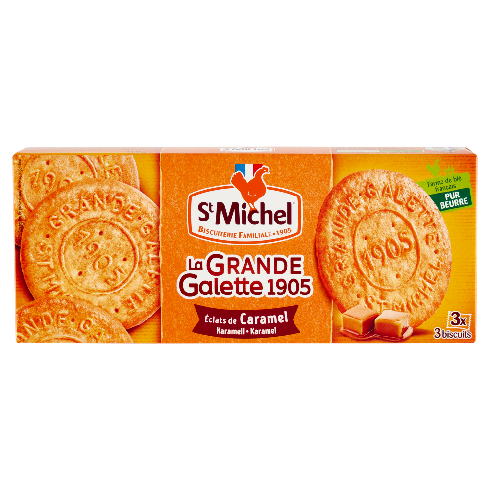 St Michel la Grande Galette 1905 Éclats de Caramel 150 g
