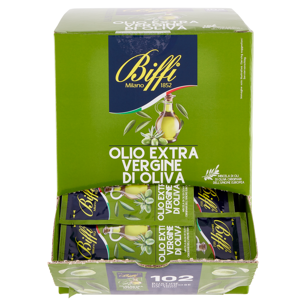 Biffi La Linea Professionale Olio Extra Vergine di Oliva Bustine 102 x 10 ml