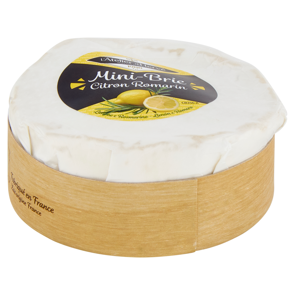 L'Atelier d'Hervé Mini-Brie Citron Romarin 135 g
