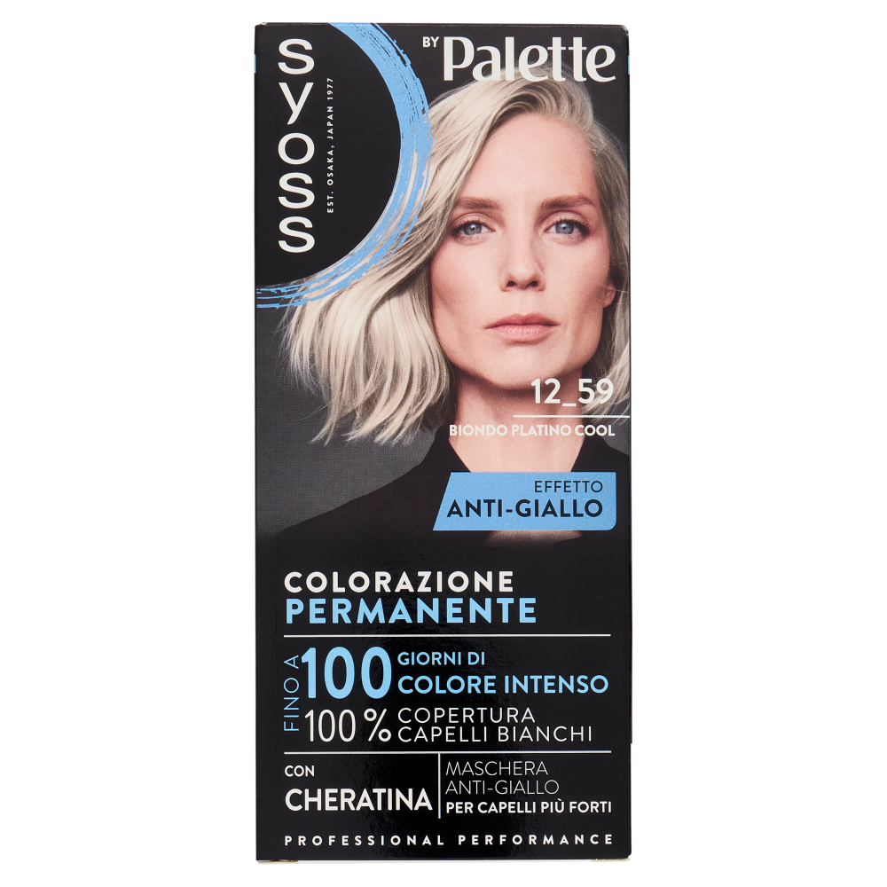 Syoss By Palette Colorazione Permanente 12_59 Biondo Platino Cool