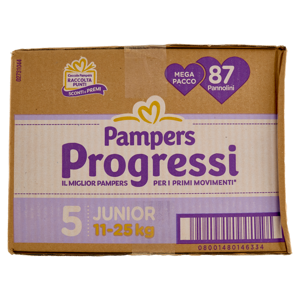 Pampers Progressi Junior 87 pz