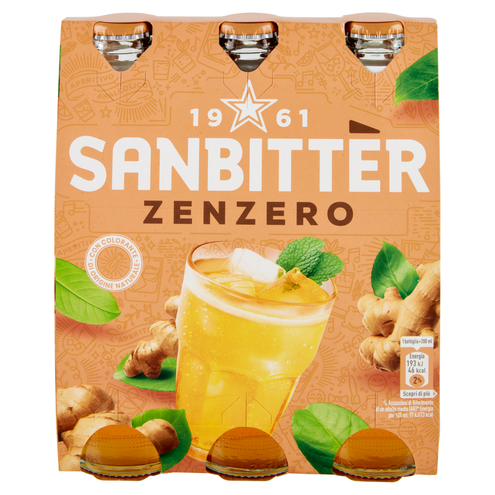 SANBITT&Egrave;R Zenzero 3x20cl