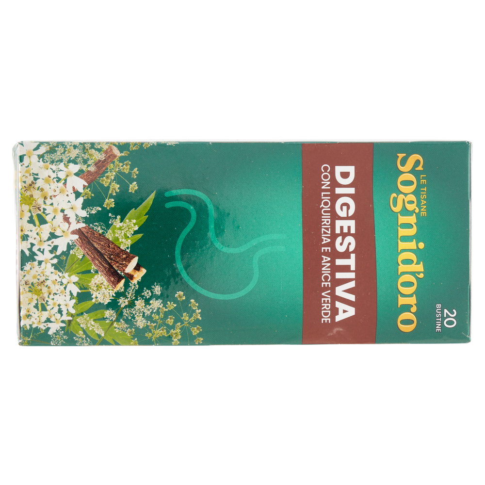 Sognid'oro le Tisane Digestiva con Liquirizia e Anice Verde bustine 20 x 2 g