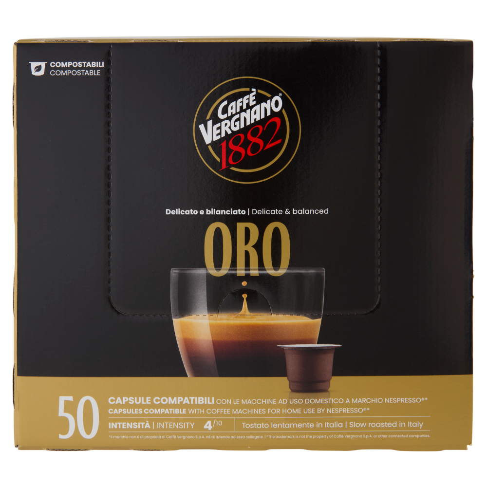 Caffè Vergnano 1882 Èspresso1882 Arabica Capsule Compatibili Nespresso
