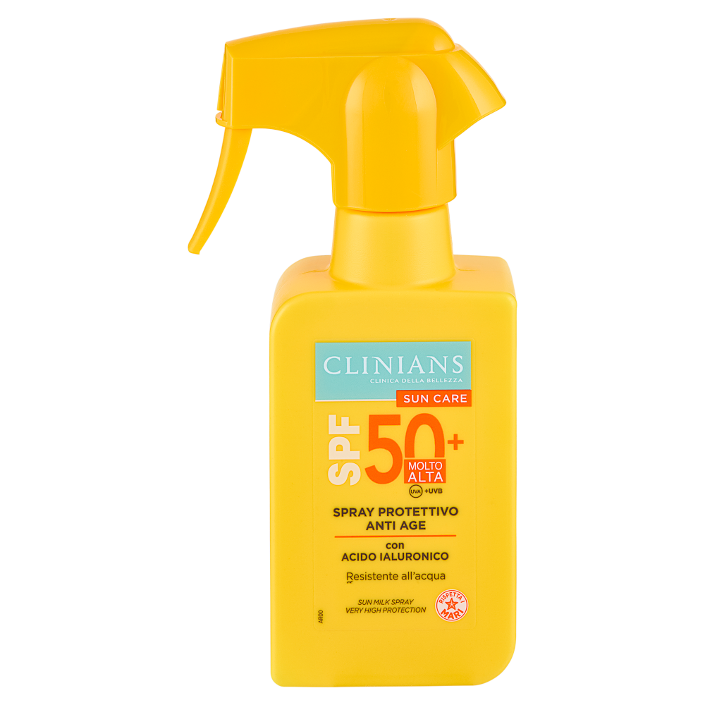Clinians Sun Care Spray Protettivo Anti Age SPF 50+ Molto Alta 250 mL