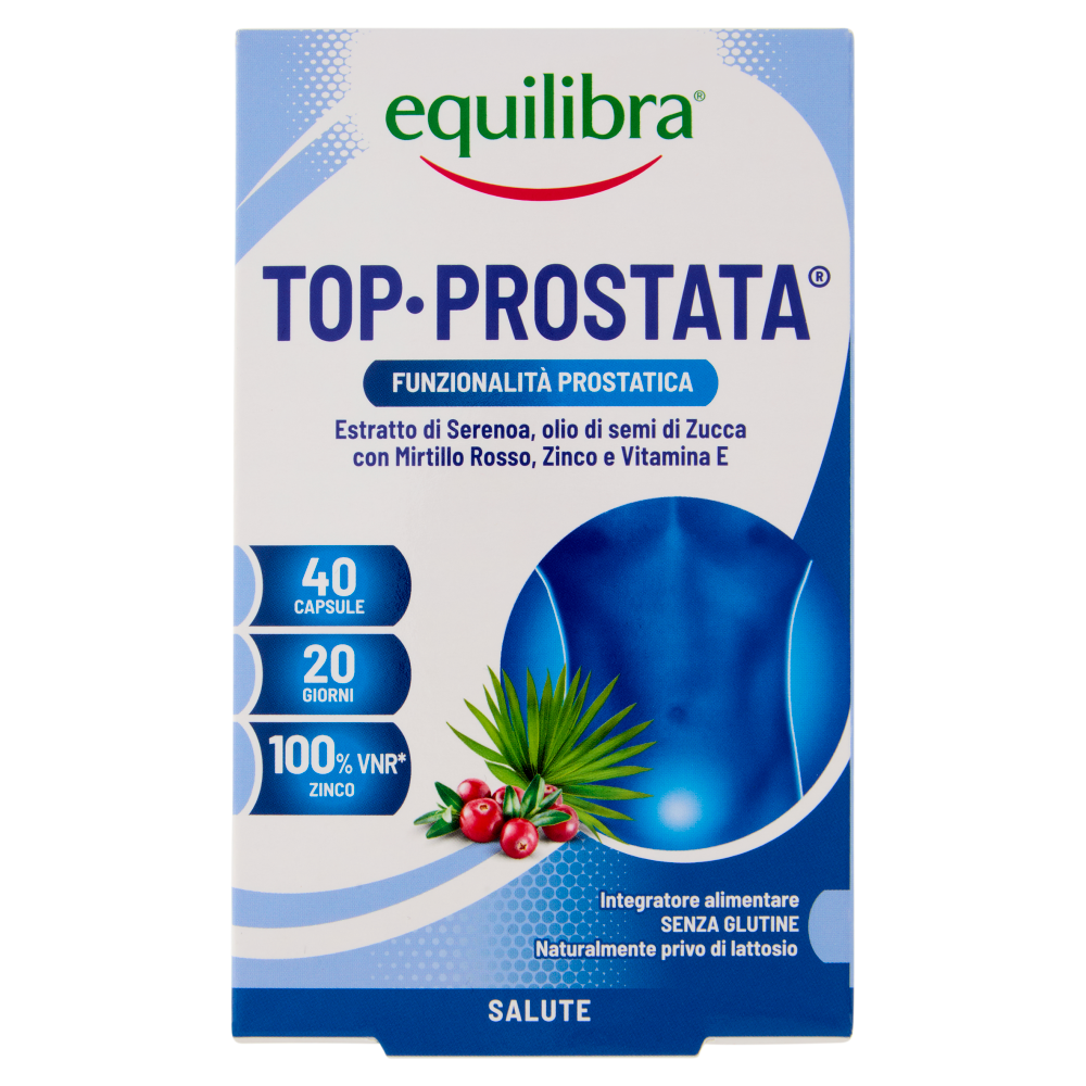 equilibra Top-Prostata Funzionalità Prostatica 40 Capsule 30,2 g | Carrefour