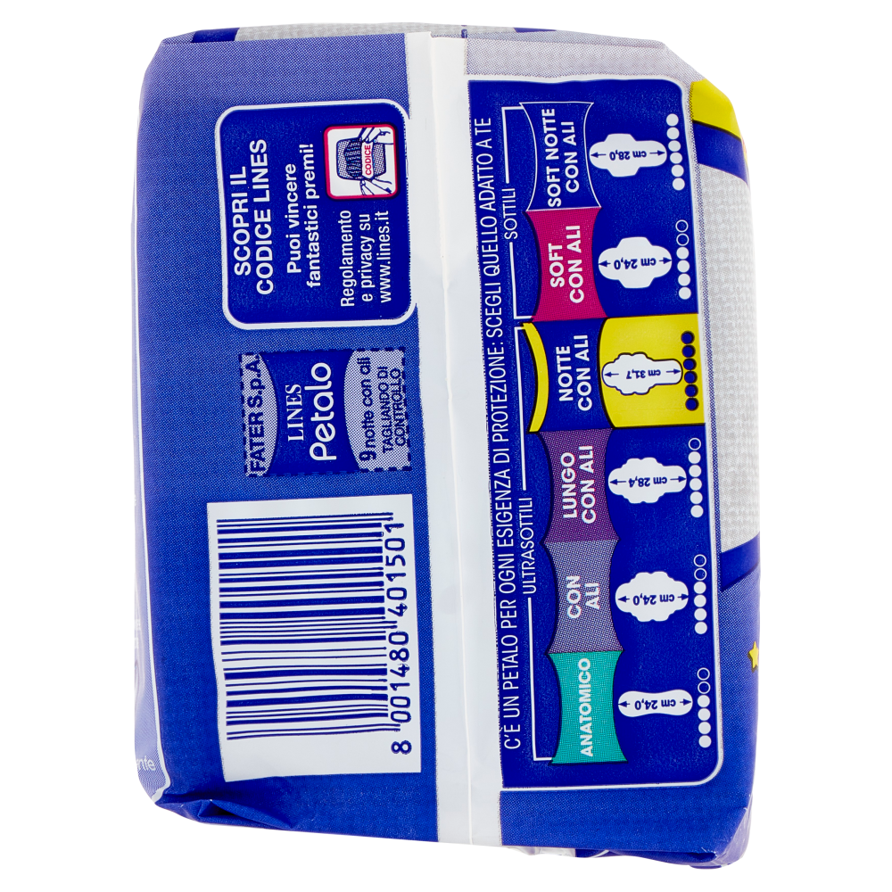 Lines Petalo notte con ali 9 pz