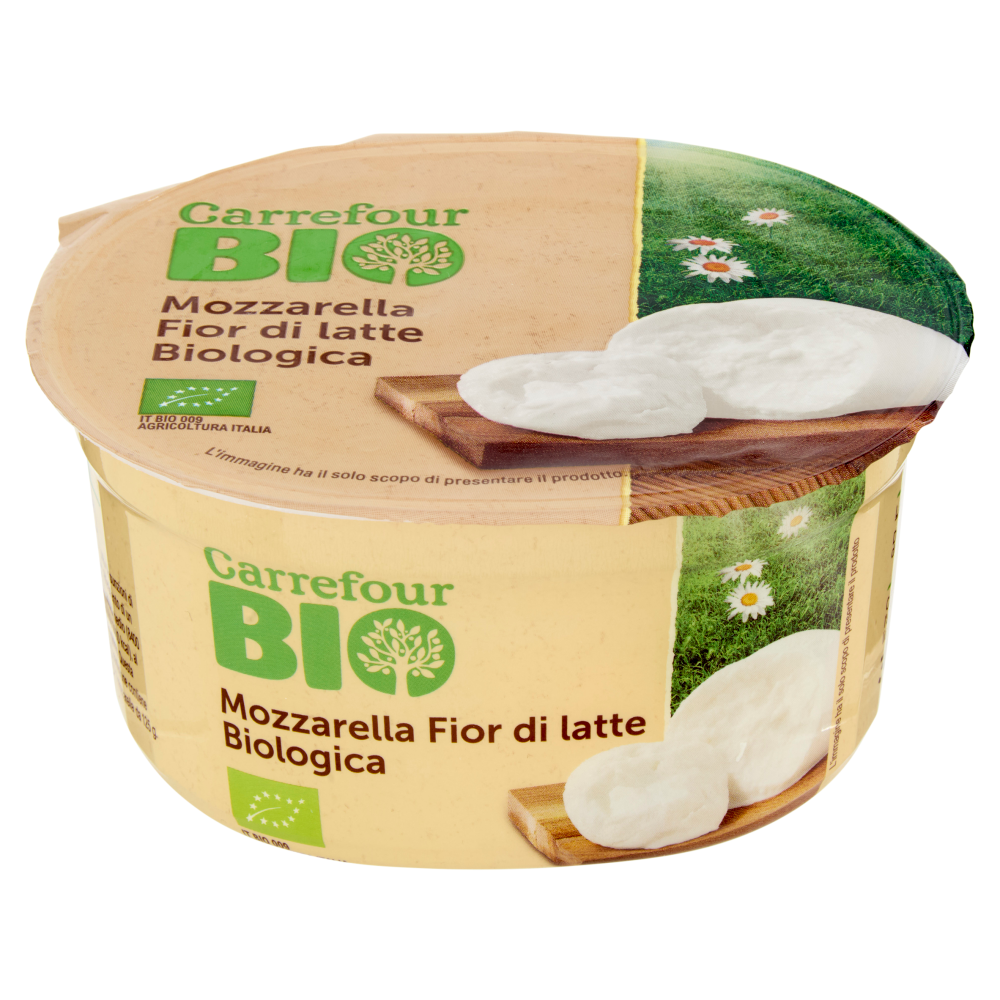 Carrefour Bio Mozzarella Fior di Latte Biologica 125 g
