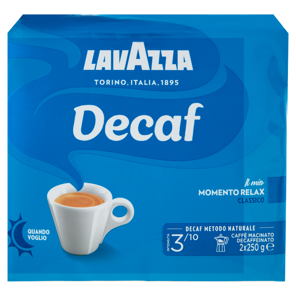 Lavazza Decaf Classico Caffè Macinato 2 x 250 g