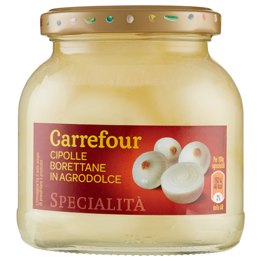 Carrefour Specialità Cipolle Borettane in Agrodolce 300 g