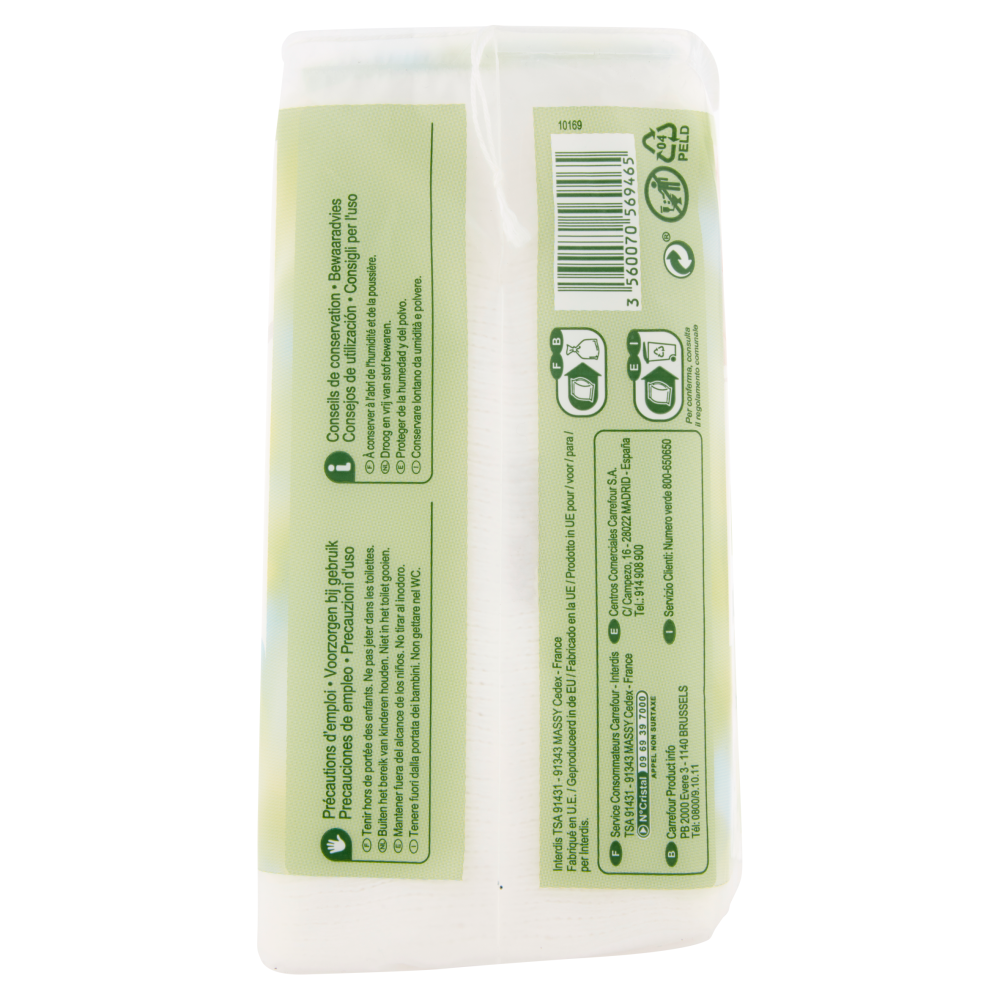 Carrefour my Baby Bio Maxi Soft Cotton* 100% Organic Cotton** 60 pz