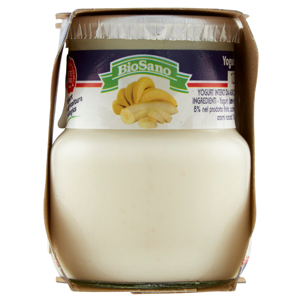 Fattoria Latte Sano BioSano Yogurt da agricoltura biologica Banana 2 x 125 g