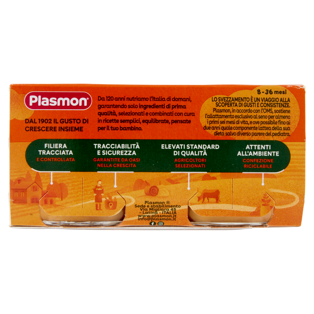 Plasmon Omogeneizzato Lenticchie con carote 2 x 80 g
