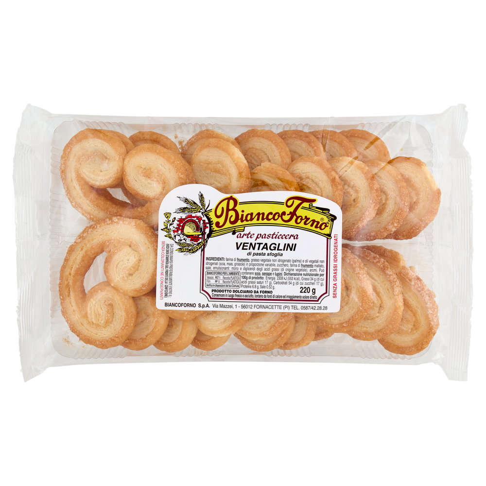 BiancoForno Ventaglini di pasta sfoglia 220 g | Carrefour