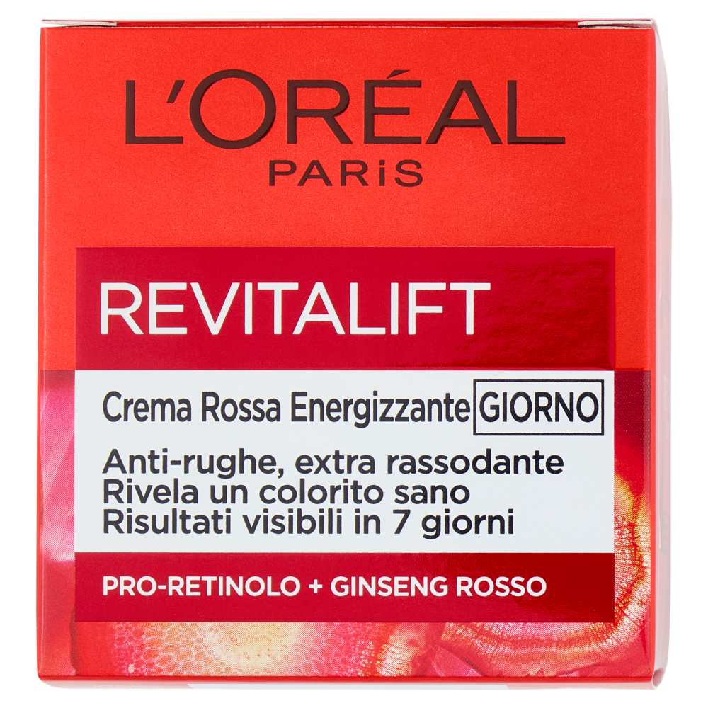 L'Or&eacute;al Paris Revitalift Crema Rossa Energizzante Giorno Anti-rughe 50 ml