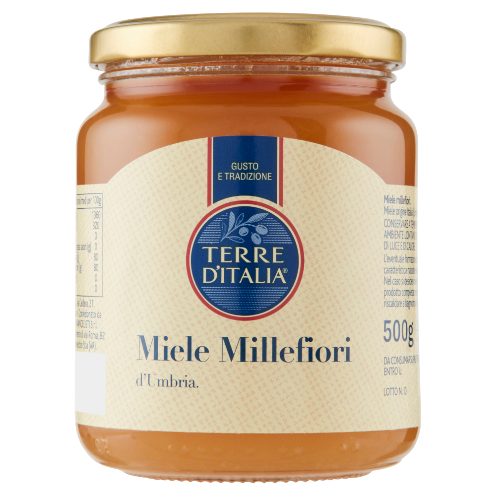Terre d'Italia Miele Millefiori d'Umbria 500 g