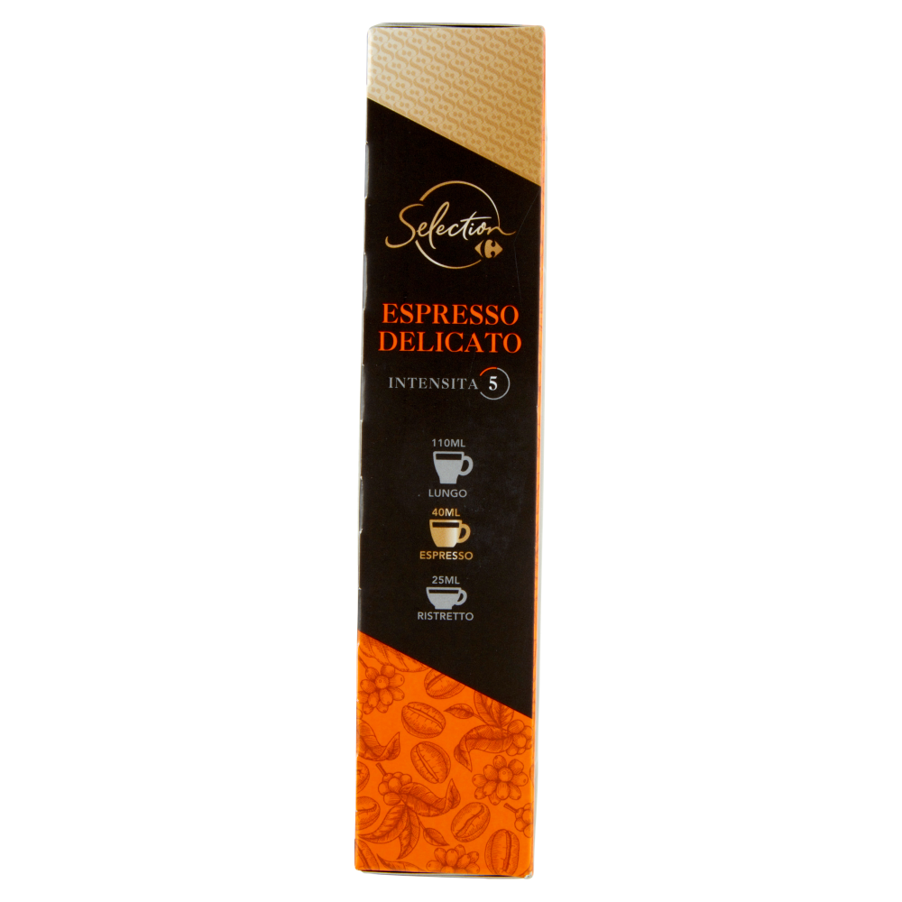 Carrefour Selection Espresso Delicato Intensità 5 10 Capsule 52 g