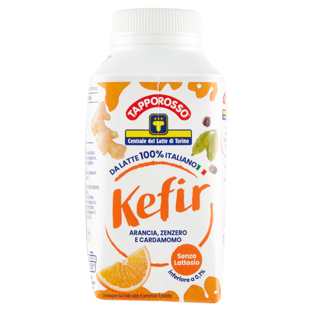 Tapporosso Kefir Arancia, Zenzero e Cardamomo 250 ml