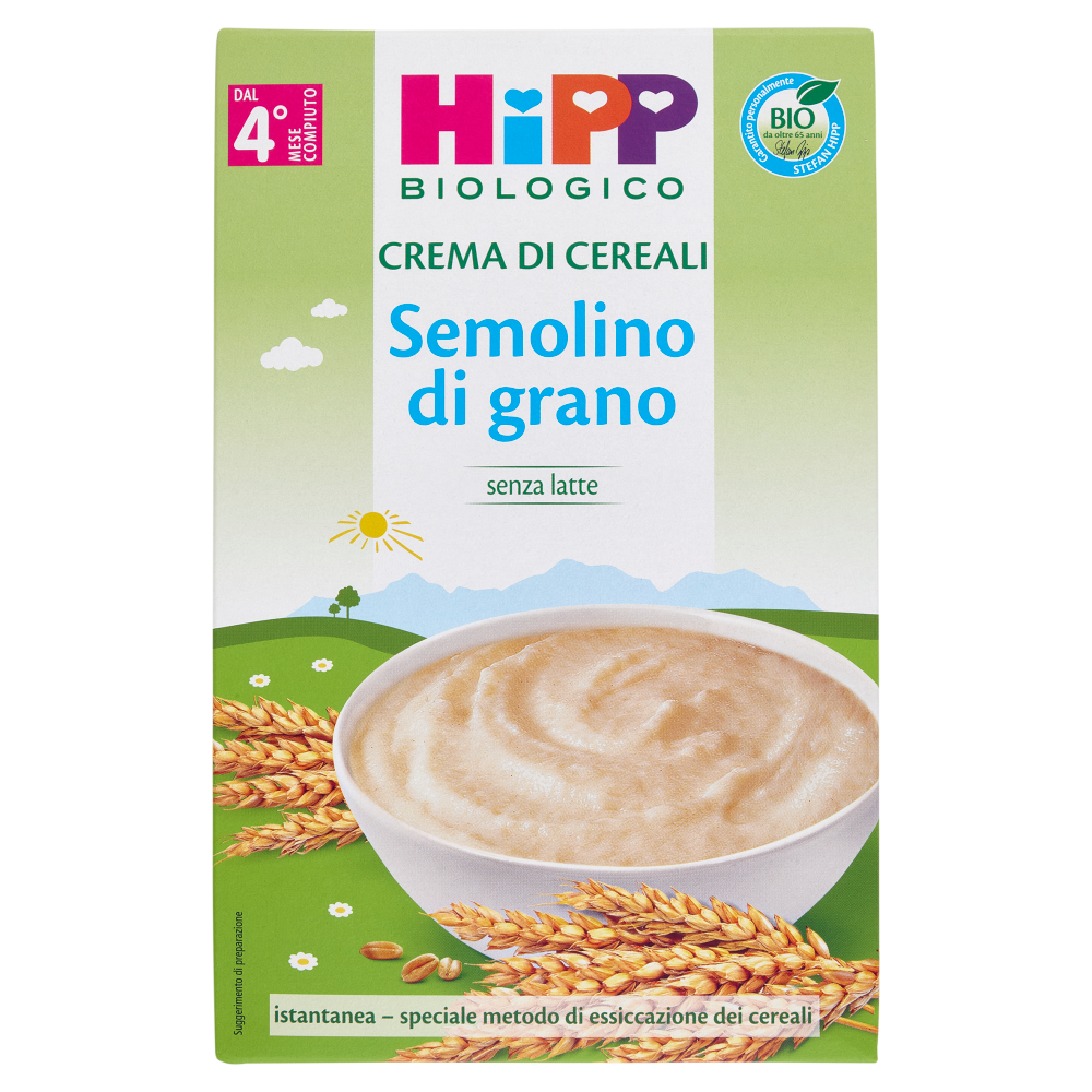HiPP Biologico Crema di Cereali Semolino di Grano 200 g